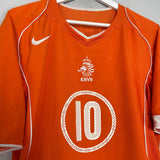 Shop 2004/06 NETHERLANDS V.NISTELROOY #10 HOME SHIRT (L) NIKE, classic football shirts, vintage football shirts & retro soccer jerseys at Cult Kits