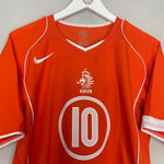 Shop 2004/06 NETHERLANDS V.NISTELROOY #10 HOME SHIRT (M) NIKE, classic football shirts, vintage football shirts & retro soccer jerseys at Cult Kits