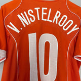 Shop 2004/06 NETHERLANDS V.NISTELROOY #10 HOME SHIRT (M) NIKE, classic football shirts, vintage football shirts & retro soccer jerseys at Cult Kits