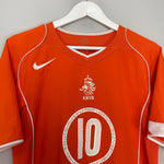 Shop 2004/06 NETHERLANDS V.NISTELROOY #10 HOME SHIRT (M) NIKE, classic football shirts, vintage football shirts & retro soccer jerseys at Cult Kits