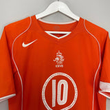Shop 2004/06 NETHERLANDS V.NISTELROOY #10 HOME SHIRT (M) NIKE, classic football shirts, vintage football shirts & retro soccer jerseys at Cult Kits
