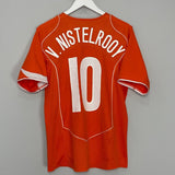 Shop 2004/06 NETHERLANDS V.NISTELROOY #10 HOME SHIRT (M) NIKE, classic football shirts, vintage football shirts & retro soccer jerseys at Cult Kits