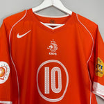 Shop 2004/06 NETHERLANDS V.NISTELROOY #10 HOME SHIRT (XL) NIKE, classic football shirts, vintage football shirts & retro soccer jerseys at Cult Kits