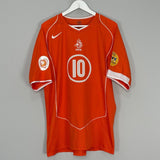 Shop 2004/06 NETHERLANDS V.NISTELROOY #10 HOME SHIRT (XL) NIKE, classic football shirts, vintage football shirts & retro soccer jerseys at Cult Kits