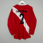 Shop 2004/06 PERU HUGO #2 L/S HOME SHIRT (L) WALON, classic football shirts, vintage football shirts & retro soccer jerseys at Cult Kits