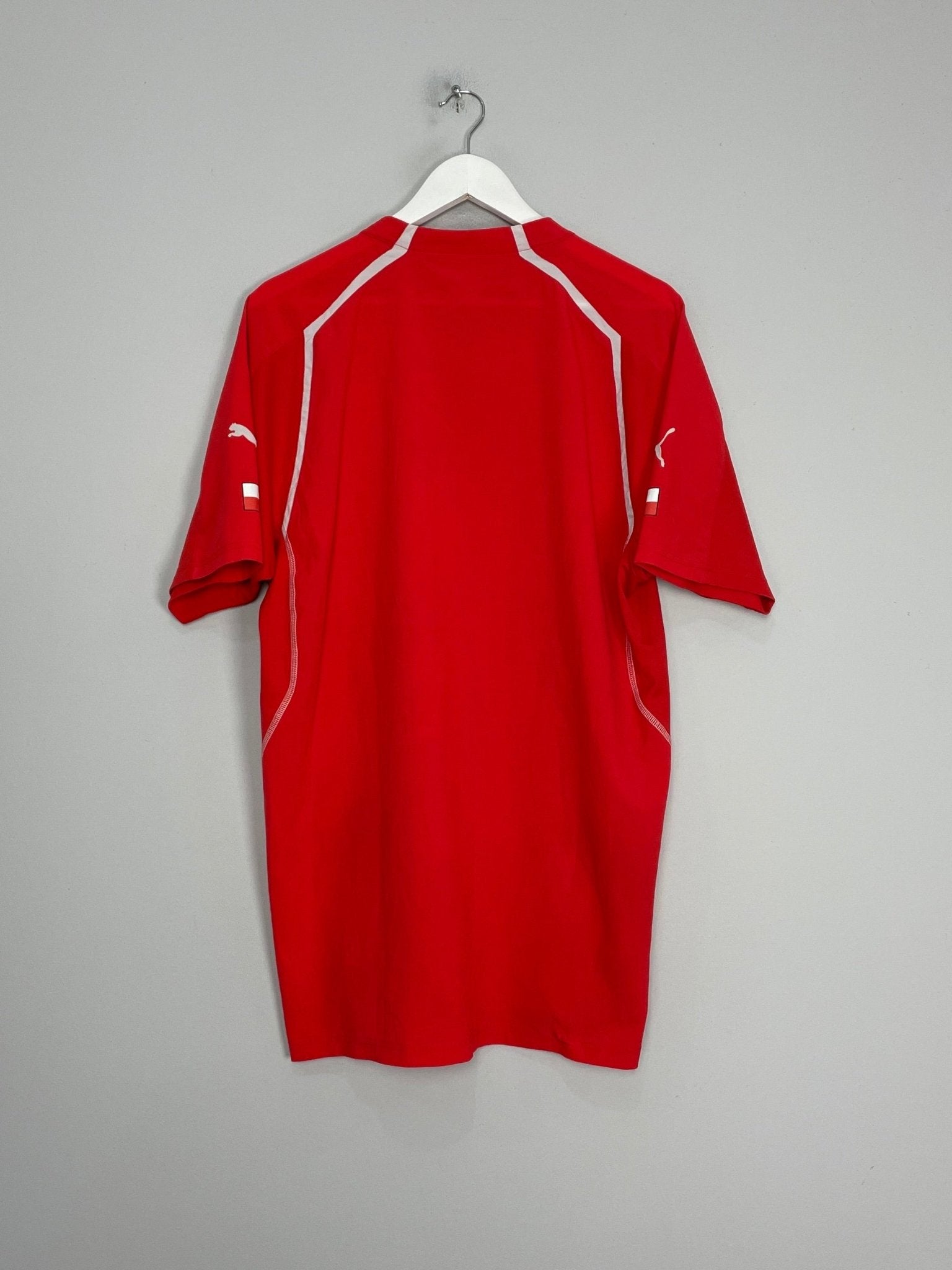 Shop 2004/06 POLAND AWAY SHIRT (XL) PUMA, classic football shirts, vintage football shirts & retro soccer jerseys at Cult Kits