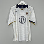 Shop 2004/06 PORTUGAL C.RONALDO #17 AWAY SHIRT (M) NIKE, classic football shirts, vintage football shirts & retro soccer jerseys at Cult Kits