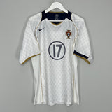 Shop 2004/06 PORTUGAL C.RONALDO #17 AWAY SHIRT (M) NIKE, classic football shirts, vintage football shirts & retro soccer jerseys at Cult Kits