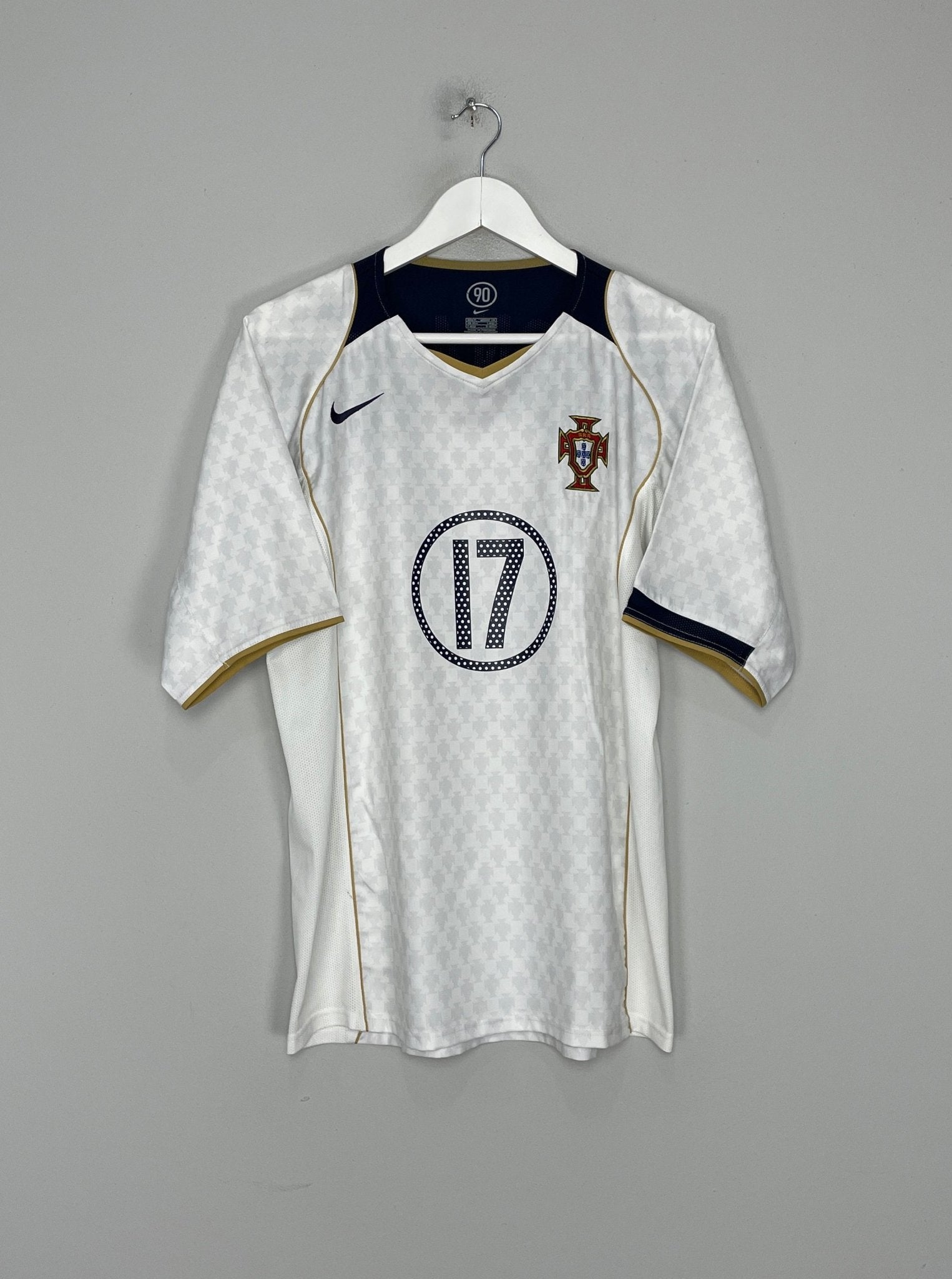Shop 2004/06 PORTUGAL C.RONALDO #17 AWAY SHIRT (M) NIKE, classic football shirts, vintage football shirts & retro soccer jerseys at Cult Kits