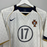 Shop 2004/06 PORTUGAL C.RONALDO #17 AWAY SHIRT (M) NIKE, classic football shirts, vintage football shirts & retro soccer jerseys at Cult Kits