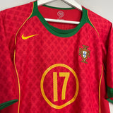 Shop 2004/06 PORTUGAL C.RONALDO #17 HOME SHIRT (L) NIKE, classic football shirts, vintage football shirts & retro soccer jerseys at Cult Kits