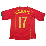 Buy 2004/06 PORTUGAL C.RONALDO 17 HOME SHIRT (L) NIKE ~ Free worldwide shipping available ~ Authentic Vintage Football Shirts from Cult Kits