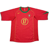Buy 2004/06 PORTUGAL C.RONALDO 17 HOME SHIRT (L) NIKE ~ Free worldwide shipping available ~ Authentic Vintage Football Shirts from Cult Kits