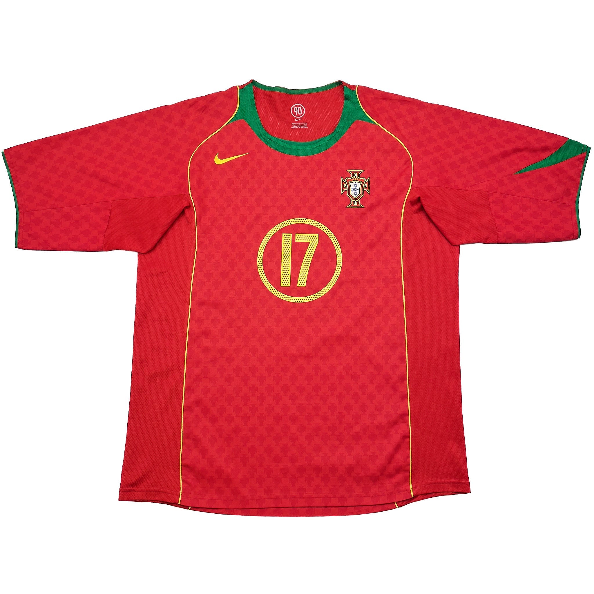 Buy 2004/06 PORTUGAL C.RONALDO 17 HOME SHIRT (L) NIKE ~ Free worldwide shipping available ~ Authentic Vintage Football Shirts from Cult Kits