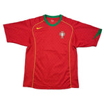 Buy 2004/06 Portugal Home Shirt (M) Nike Basic ~ Free worldwide shipping ~ Authentic Vintage Football Shirts from Cult Kits