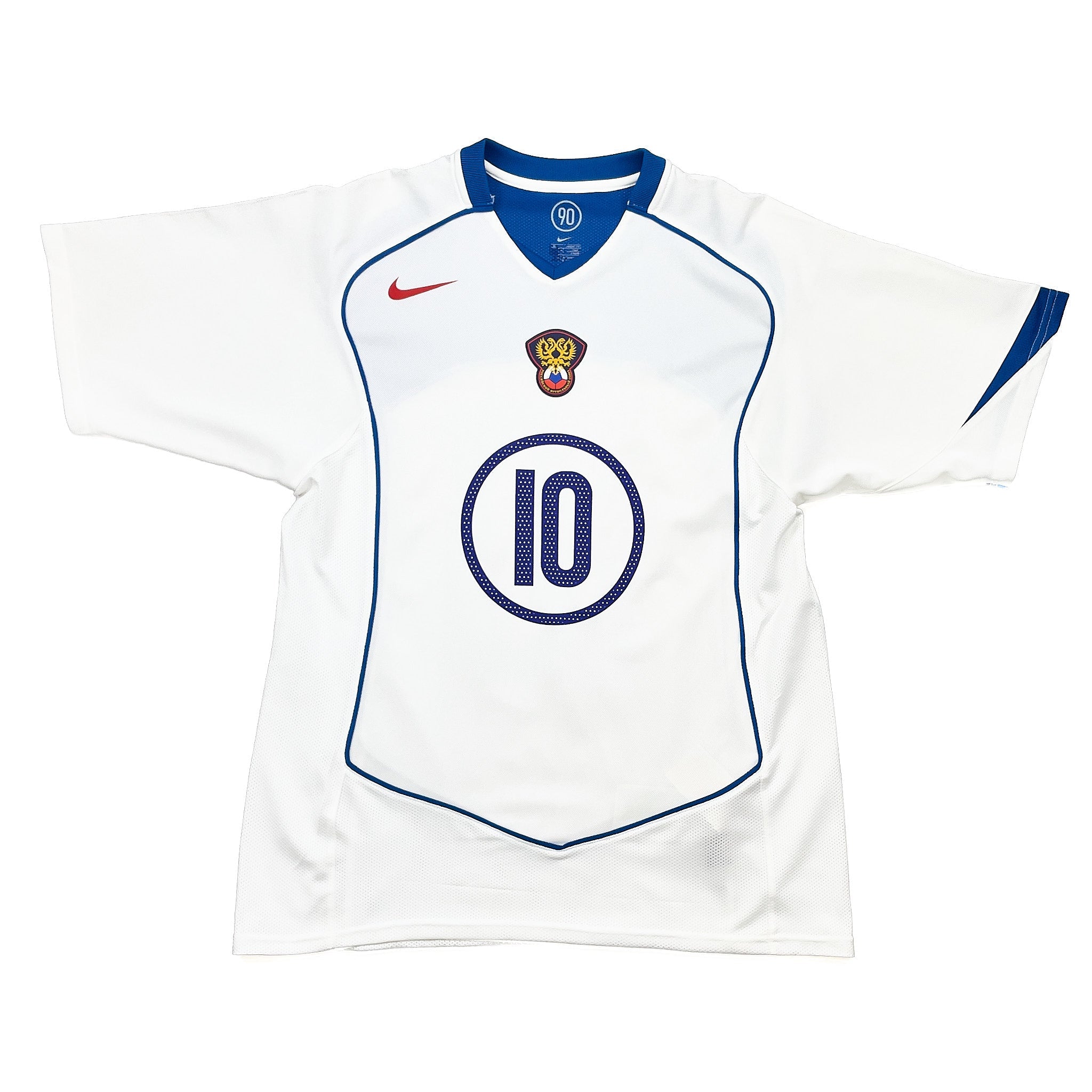 Buy 2004/06 Russia Arshavin 10 Home Shirt (S) Basic Nike ~ Free worldwide shipping ~ Authentic Vintage Football Shirts from Cult Kits