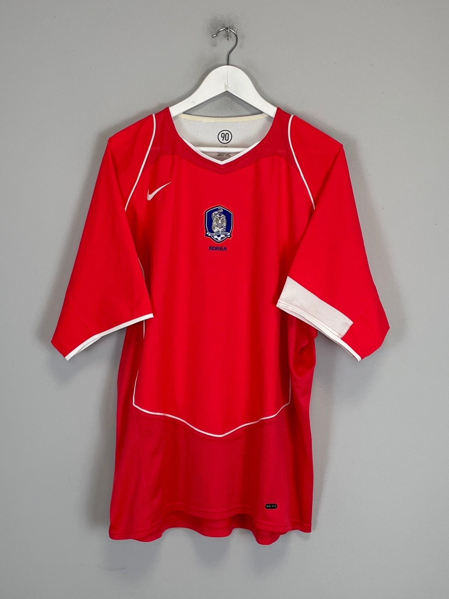 Shop 2004/06 SOUTH KOREA HOME SHIRT (XL) NIKE, classic football shirts, vintage football shirts & retro soccer jerseys at Cult Kits