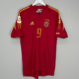 Shop 2004/06 SPAIN F.TORRES #9 HOME SHIRT (M) ADIDAS, classic football shirts, vintage football shirts & retro soccer jerseys at Cult Kits