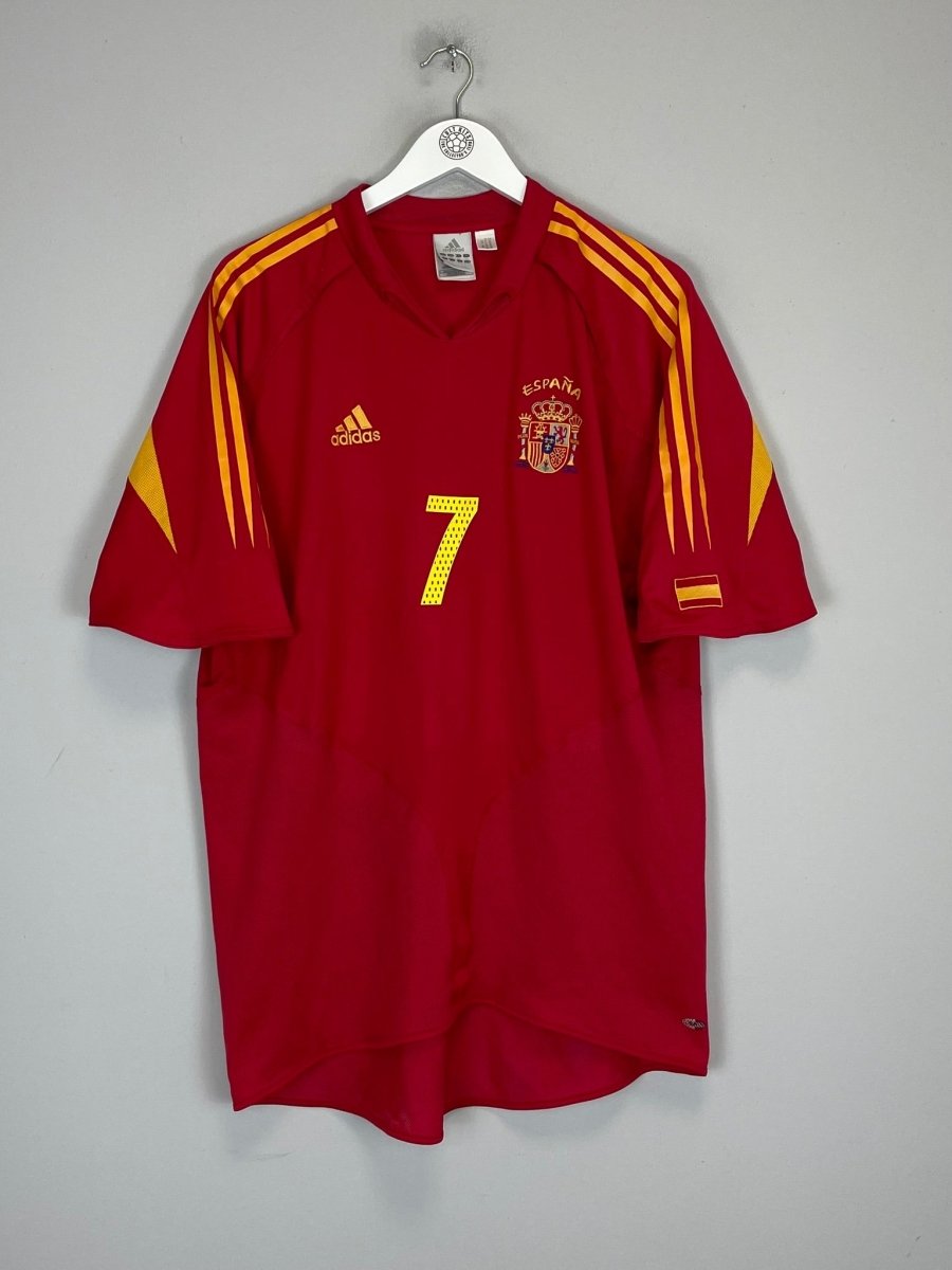 2004/06 SPAIN RAUL 7 HOME SHIRT (XL) ADIDAS - Cult Kits - XL - Buy Vintage Football Shirts, Authentic Retro Football Shirts For Sale, Classic Football Shirts & Soccer Jersey