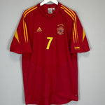 2004/06 SPAIN RAUL 7 HOME SHIRT (XL) ADIDAS - Cult Kits - XL - Buy Vintage Football Shirts, Authentic Retro Football Shirts For Sale, Classic Football Shirts & Soccer Jersey