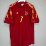 2004/06 SPAIN RAUL 7 HOME SHIRT (XL) ADIDAS - Cult Kits - XL - Buy Vintage Football Shirts, Authentic Retro Football Shirts For Sale, Classic Football Shirts & Soccer Jersey