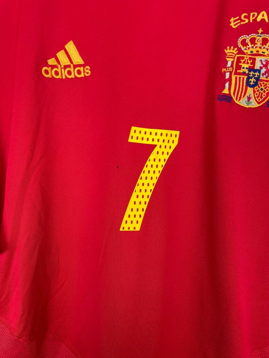 2004/06 SPAIN RAUL 7 HOME SHIRT (XL) ADIDAS - Cult Kits - XL - Buy Vintage Football Shirts, Authentic Retro Football Shirts For Sale, Classic Football Shirts & Soccer Jersey