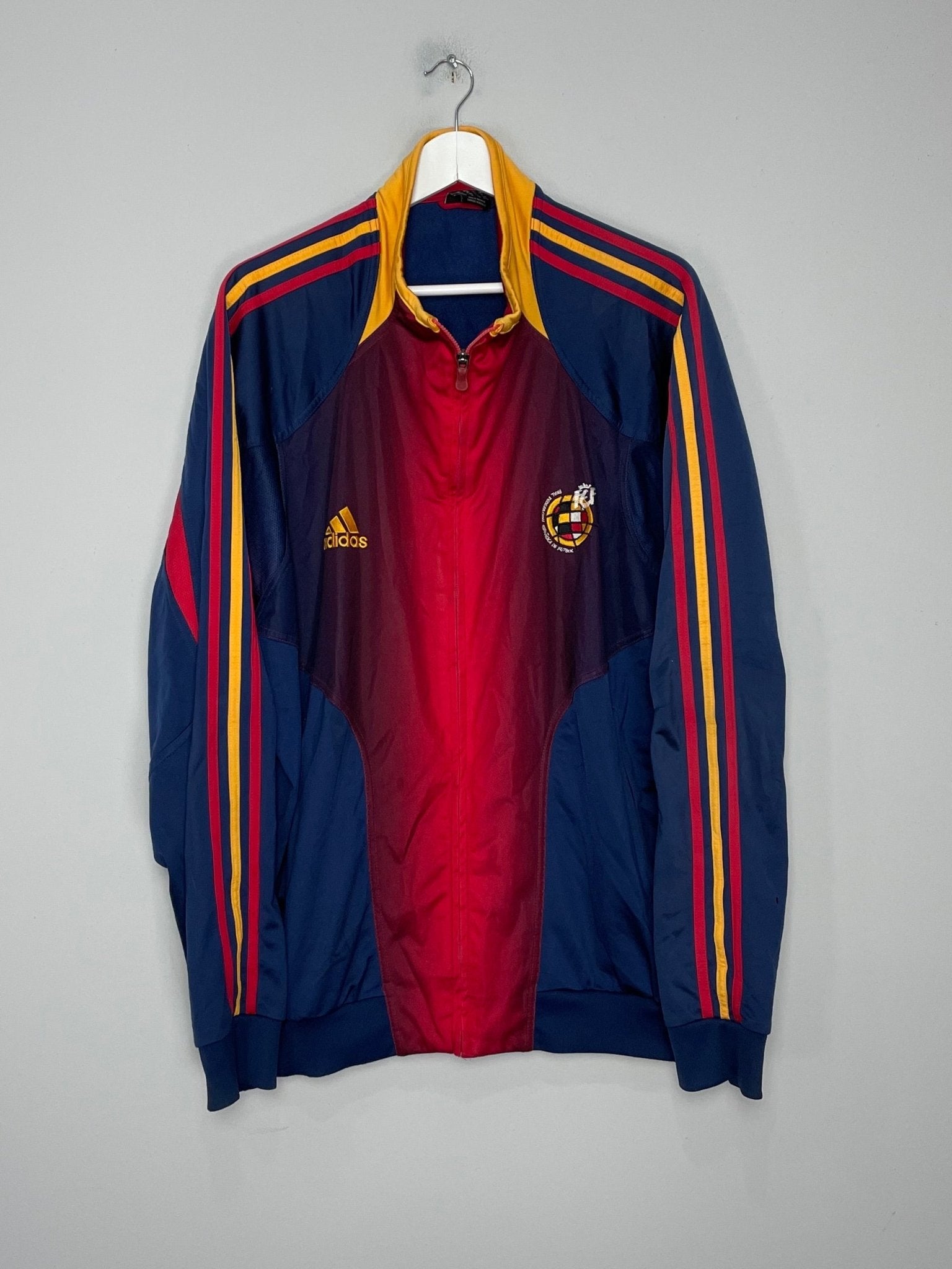 Shop 2004/06 SPAIN TRACK JACKET (XL) ADIDAS, classic football shirts, vintage football shirts & retro soccer jerseys at Cult Kits