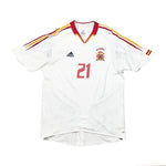 Buy 2004/06 Spain Valeron 21 Away Shirt (L) Adidas ~ Free worldwide shipping available ~ Authentic Vintage Football Shirts from Cult Kits