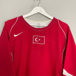Shop 2004/06 TURKEY #17 HOME SHIRT (XL) NIKE, classic football shirts, vintage football shirts & retro soccer jerseys at Cult Kits