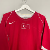 Shop 2004/06 TURKEY #17 HOME SHIRT (XL) NIKE, classic football shirts, vintage football shirts & retro soccer jerseys at Cult Kits