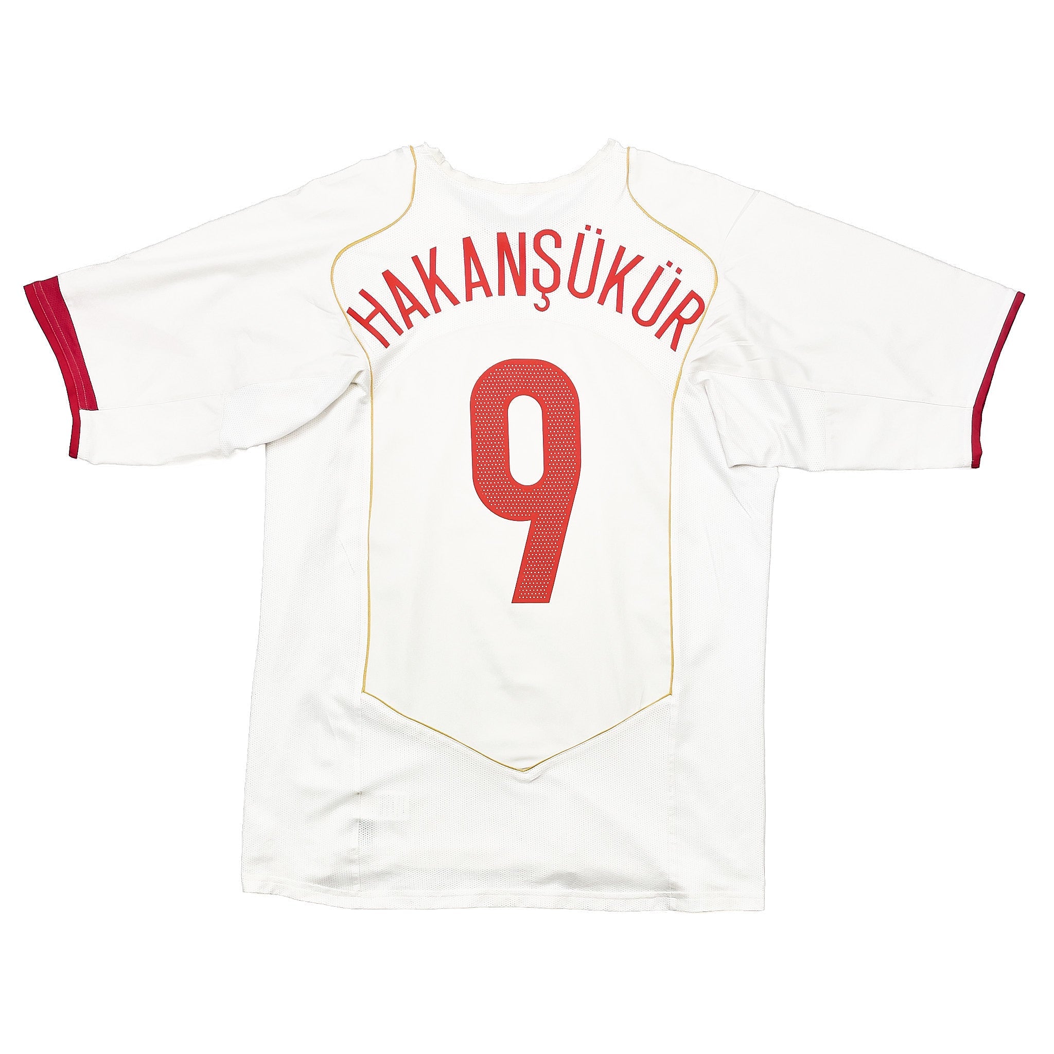 Buy 2004/06 Turkey Hakan Suker 9 Away Shirt (L) Nike ~ Free worldwide shipping ~ Authentic Vintage Football Shirts from Cult Kits