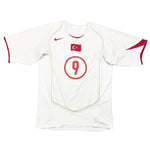 Buy 2004/06 Turkey Hakan Suker 9 Away Shirt (L) Nike ~ Free worldwide shipping ~ Authentic Vintage Football Shirts from Cult Kits
