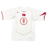 Buy 2004/06 Turkey Hakan Suker 9 Away Shirt (L) Nike ~ Free worldwide shipping ~ Authentic Vintage Football Shirts from Cult Kits