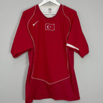 Shop 2004/06 TURKEY HOME SHIRT (XL) NIKE, classic football shirts, vintage football shirts & retro soccer jerseys at Cult Kits