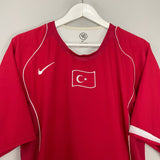 Shop 2004/06 TURKEY HOME SHIRT (XL) NIKE, classic football shirts, vintage football shirts & retro soccer jerseys at Cult Kits