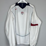 2004/06 USA *PLAYER ISSUE* L/S HOME SHIRT (XXL) NIKE - Cult Kits - XXL - Buy Vintage Football Shirts, Authentic Retro Football Shirts For Sale, Classic Football Shirts & Soccer Jersey