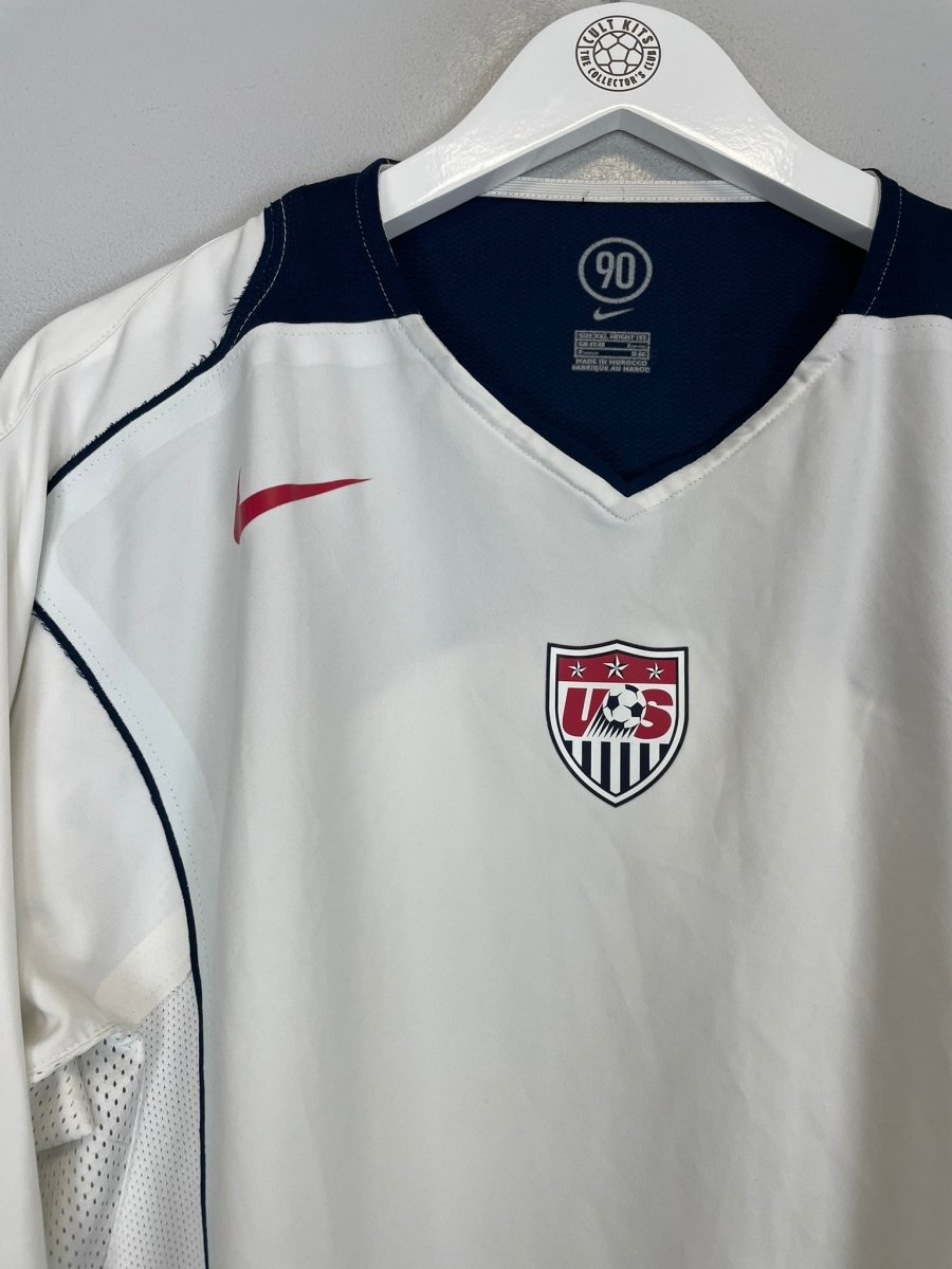 2004/06 USA *PLAYER ISSUE* L/S HOME SHIRT (XXL) NIKE - Cult Kits - XXL - Buy Vintage Football Shirts, Authentic Retro Football Shirts For Sale, Classic Football Shirts & Soccer Jersey