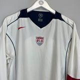 2004/06 USA *PLAYER ISSUE* L/S HOME SHIRT (XXL) NIKE - Cult Kits - XXL - Buy Vintage Football Shirts, Authentic Retro Football Shirts For Sale, Classic Football Shirts & Soccer Jersey