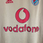2004/05 BENFICA THIRD SHIRT (S) ADIDAS VODAPHONE BADGE LOGO GOLD RED DETAIL 