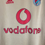 2004/05 BENFICA THIRD SHIRT (S) ADIDAS VODAPHONE BADGE LOGO GOLD RED DETAIL 