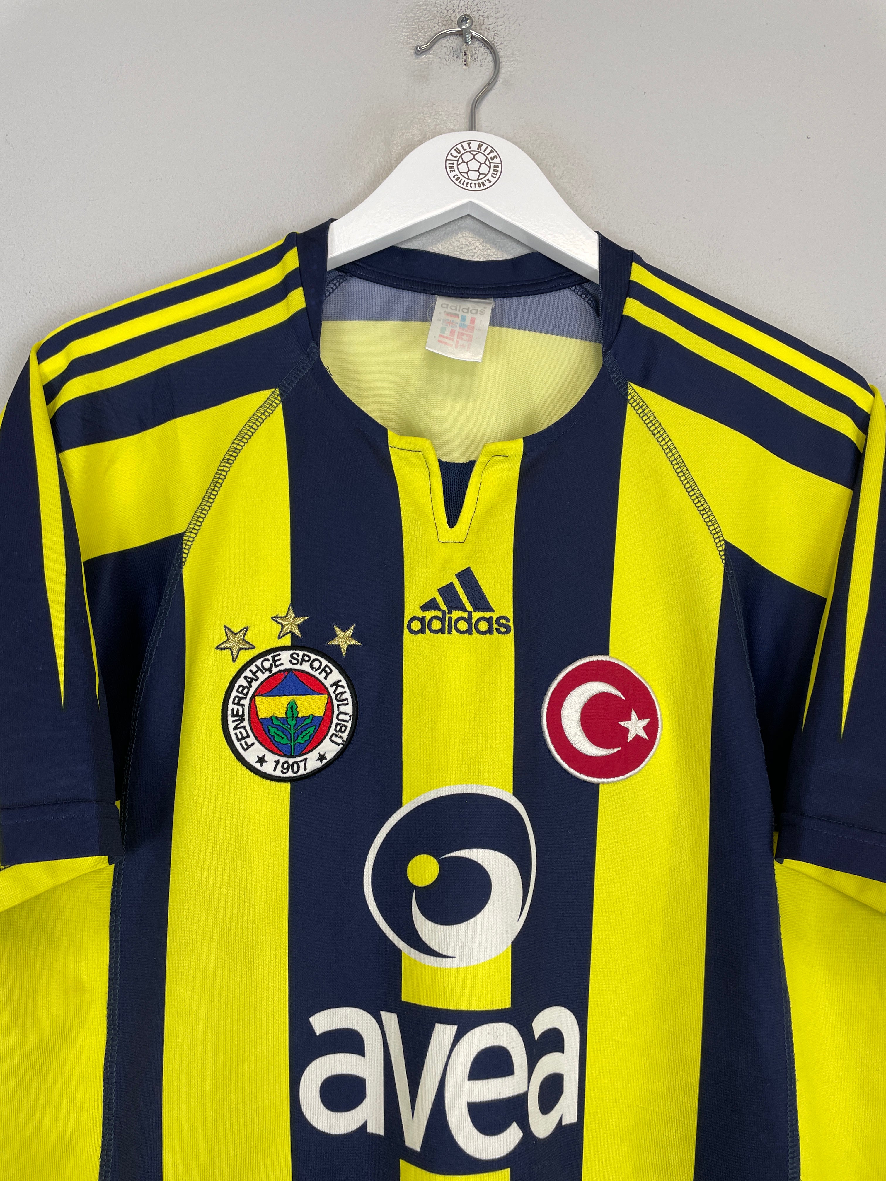 Shop 2004/05 FENERBAHCE HOME SHIRT (XL) ADIDAS, classic football shirts, vintage football shirts & retro soccer jerseys at Cult Kits