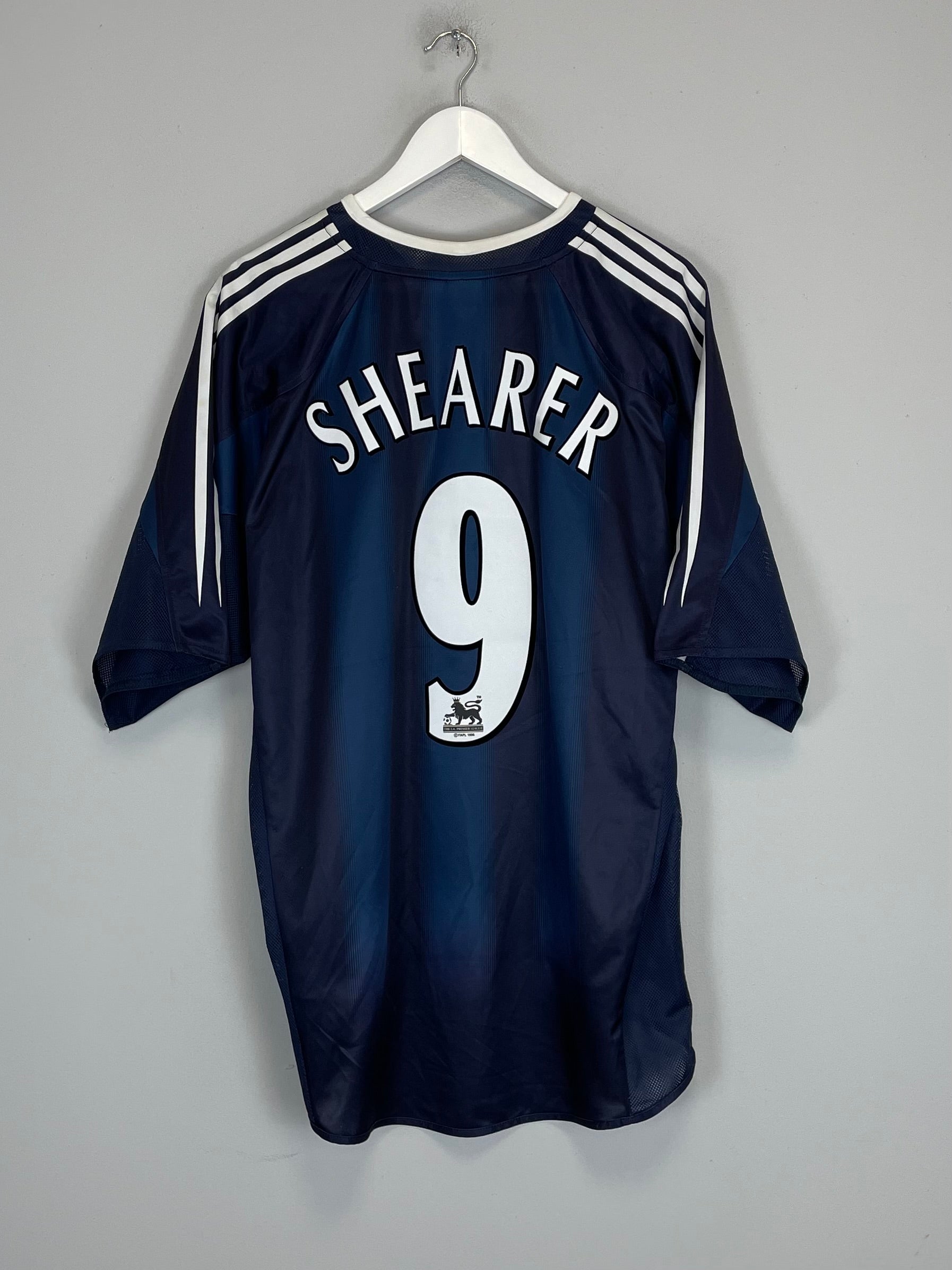 Shop 2004/05 NEWCASTLE UNITED SHEARER #9 AWAY SHIRT (XL) ADIDAS, classic football shirts, vintage football shirts & retro soccer jerseys at Cult Kits