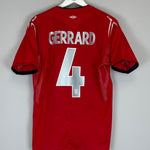 2004/06 ENGLAND GERRARD #4 AWAY SHIRT (M) UMBRO CLASSIC FOOTBALL SHIRTS VINTAGE CFS FC26