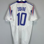 2004/06 FRANCE ZIDANE #10 AWAY SHIRT (L) ADIDAS CLASSIC FOOTBALL SHIRTS ZIZOU CWC EAFC FC26 ICON