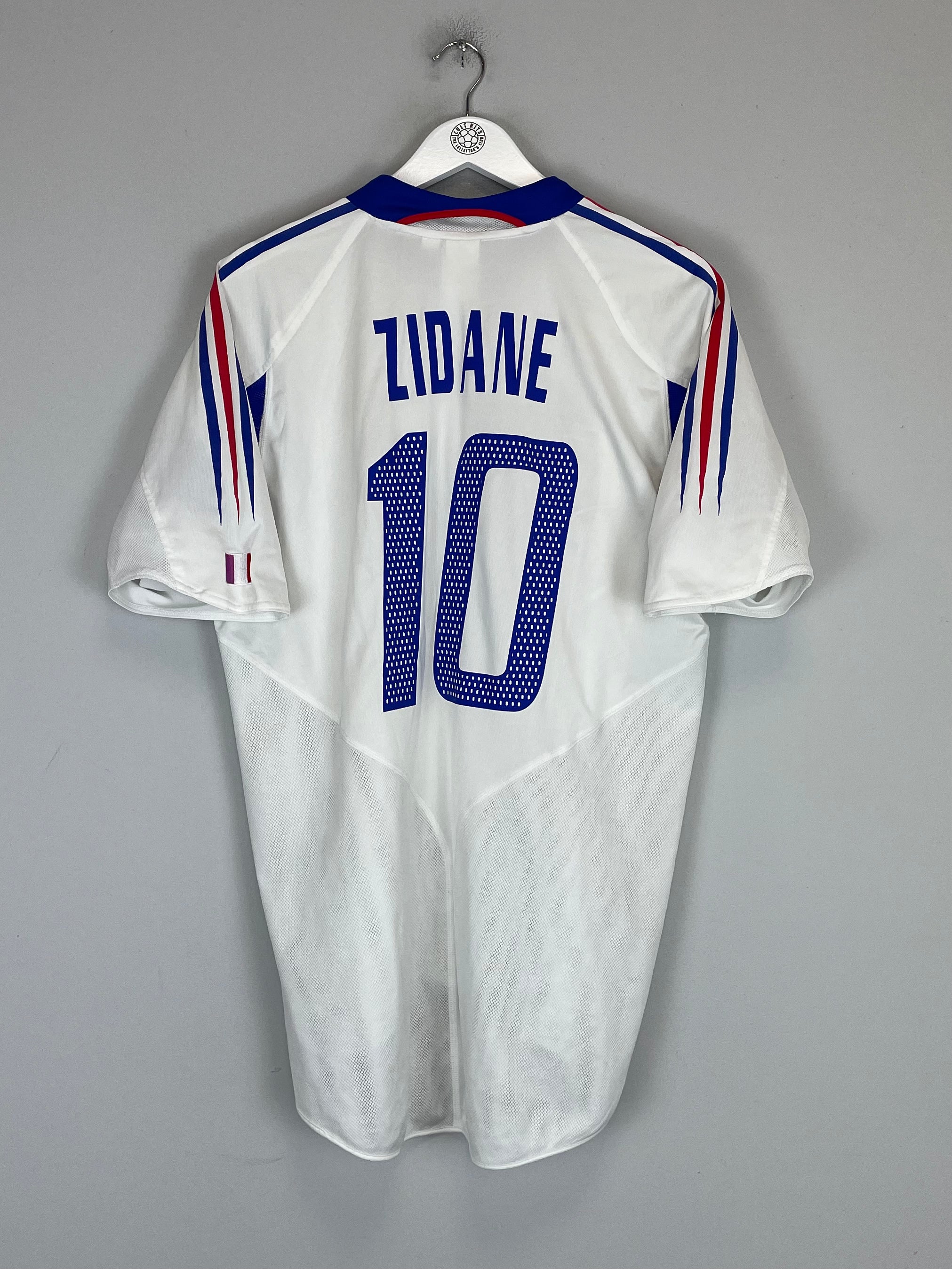2004/06 FRANCE ZIDANE #10 AWAY SHIRT (L) ADIDAS