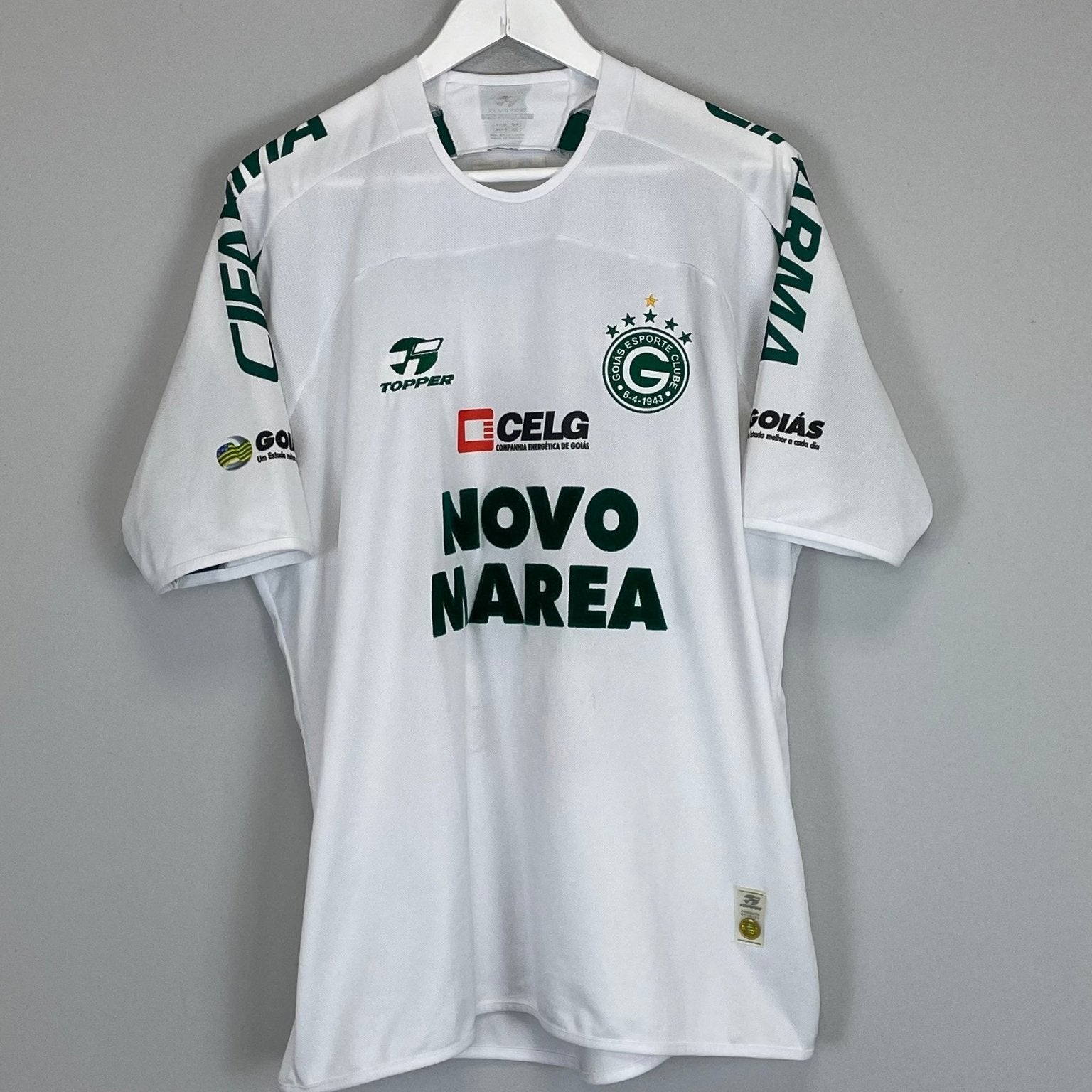 Shop 2005 GOIAS #10 AWAY SHIRT (XL) TOPPER, classic football shirts, vintage football shirts & retro soccer jerseys at Cult Kits