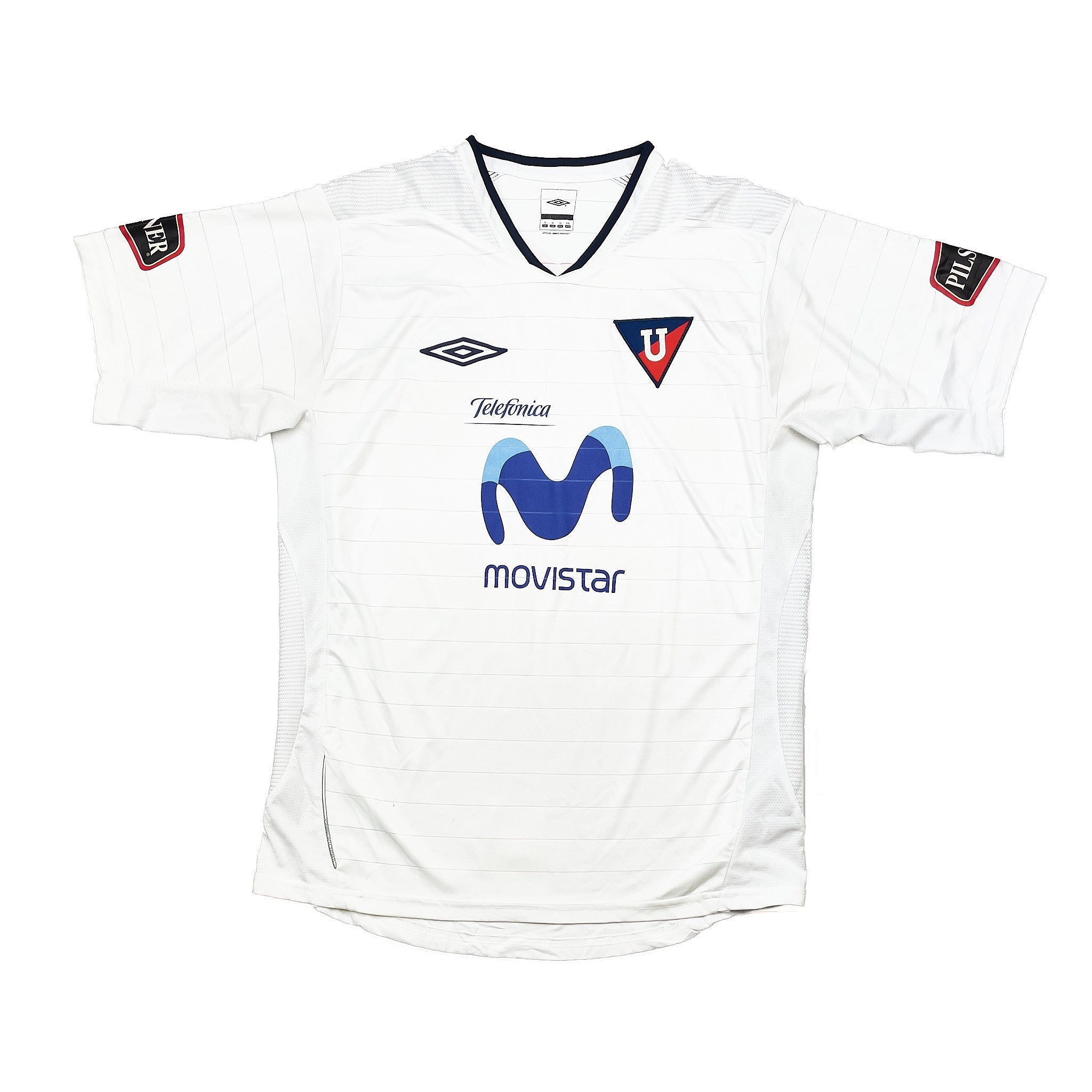 Buy 2005 LDU Quito *75 Years* Home Shirt (XL) Umbro ~ Free worldwide shipping ~ Authentic Vintage Football Shirts from Cult Kits