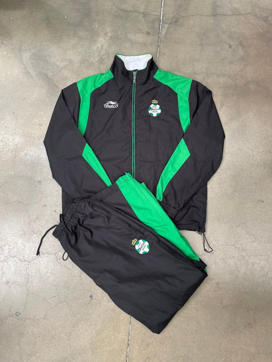 2005 SANTOS LAGUNA FULL TRACKSUIT (L) ATLETICA - Cult Kits - Large - Buy Vintage Football Shirts, Authentic Retro Football Shirts For Sale, Classic Football Shirts & Soccer Jersey