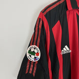 Shop 2005/06 AC MILAN GILARDINO #11 HOME SHIRT (XL) ADIDAS, classic football shirts, vintage football shirts & retro soccer jerseys at Cult Kits