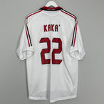 Shop 2005/06 AC MILAN KAKA #22 AWAY SHIRT (XL) ADIDAS, classic football shirts, vintage football shirts & retro soccer jerseys at Cult Kits